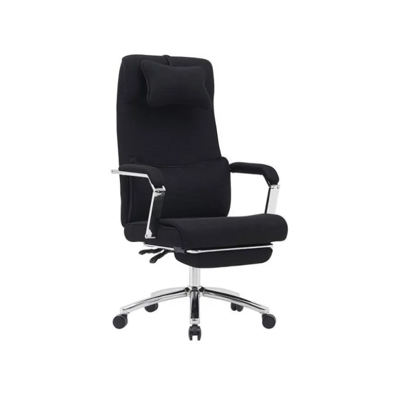 SILLA Q-CONNECT DIRECCION RAVENNA MALLA BASE METALICA ALT MAX 1300 ANC 670 PROF 730 MM RUEDAS PREMIUM COLOR NEGRO