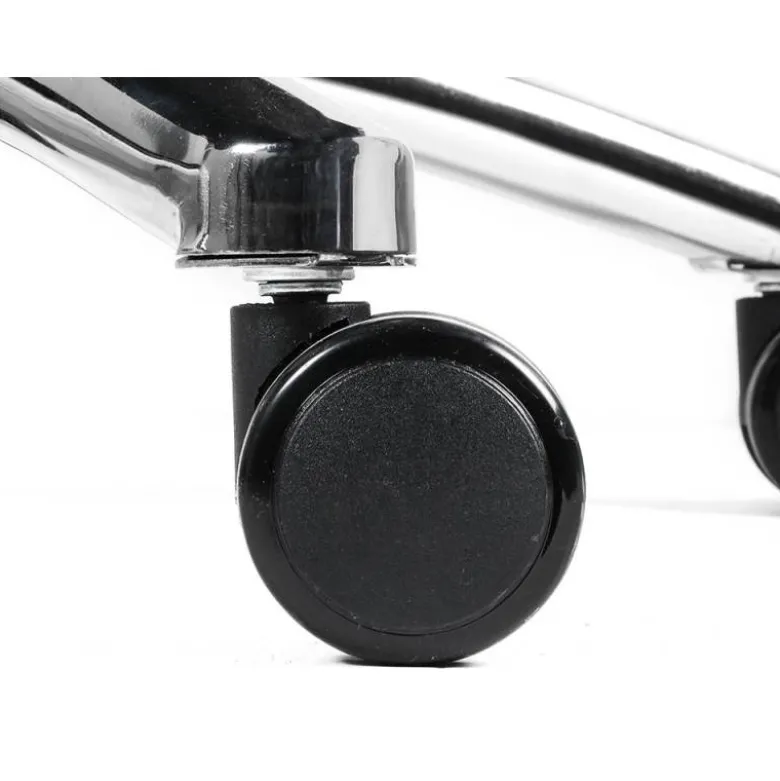 SILLA Q-CONNECT DIRECCION RAVENNA MALLA BASE METALICA ALT MAX 1300 ANC 670 PROF 730 MM RUEDAS PREMIUM COLOR NEGRO
