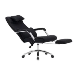 SILLA Q-CONNECT DIRECCION RAVENNA MALLA BASE METALICA ALT MAX 1300 ANC 670 PROF 730 MM RUEDAS PREMIUM COLOR NEGRO