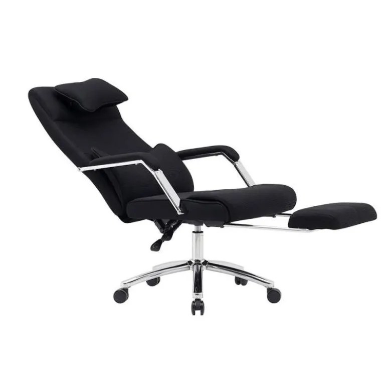 SILLA Q-CONNECT DIRECCION RAVENNA MALLA BASE METALICA ALT MAX 1300 ANC 670 PROF 730 MM RUEDAS PREMIUM COLOR NEGRO