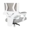 SILLA Q-CONNECT DIRECCION REGGIO MALLA ALT MAX 1300 MM ANC 520 MM PROF 480 MM RUEDAS PREMIUM COLOR GRIS BLANCO