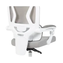 SILLA Q-CONNECT DIRECCION REGGIO MALLA ALT MAX 1300 MM ANC 520 MM PROF 480 MM RUEDAS PREMIUM COLOR GRIS BLANCO