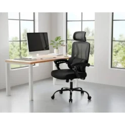 SILLA Q-CONNECT DIRECCION REGGIO MALLA ALT MAX 1300 MM ANC 520 MM PROF 480 MM RUEDAS PREMIUM COLOR NEGRO