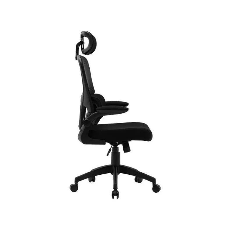 SILLA Q-CONNECT DIRECCION SORRENTO MALLA BASE METALICA ALT MAX 1320 ANC 650 PROF 600 MM RUEDAS PREMIUM NEGRO