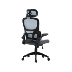 SILLA Q-CONNECT DIRECCION SORRENTO MALLA BASE METALICA ALT MAX 1320 ANC 650 PROF 600 MM RUEDAS PREMIUM AZUL GRIS