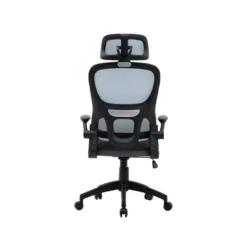 SILLA Q-CONNECT DIRECCION SORRENTO MALLA BASE METALICA ALT MAX 1320 ANC 650 PROF 600 MM RUEDAS PREMIUM AZUL GRIS