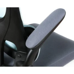 SILLA Q-CONNECT DIRECCION SORRENTO MALLA BASE METALICA ALT MAX 1320 ANC 650 PROF 600 MM RUEDAS PREMIUM AZUL GRIS