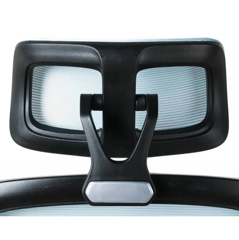 SILLA Q-CONNECT DIRECCION SORRENTO MALLA BASE METALICA ALT MAX 1320 ANC 650 PROF 600 MM RUEDAS PREMIUM AZUL GRIS