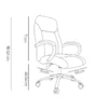 SILLA Q-CONNECT DIRECCION VERO NA SIMIL PIEL BASE METALICA ALT MAX 1210 ANC 650 PROF 730 MM RUEDAS PREMIUM COLOR MARRON