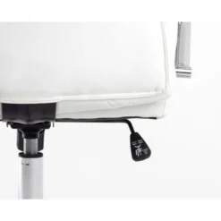 SILLA Q-CONNECT DIRECCION VERO NA SIMIL PIEL BASE METALICA ALT MAX 1210 ANC 650 PROF 730 MM RUEDAS PREMIUM COLOR BLANCO