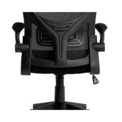 SILLA Q-CONNECT ERGONOMICA PAL ERMO MALLA BASE NYLON ALT MAX 1300 ANC 610 PROF 600 RUEDAS PREMIUM COLOR NEGRO