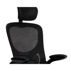 SILLA Q-CONNECT ERGONOMICA PAL ERMO MALLA BASE NYLON ALT MAX 1300 ANC 610 PROF 600 RUEDAS PREMIUM COLOR NEGRO