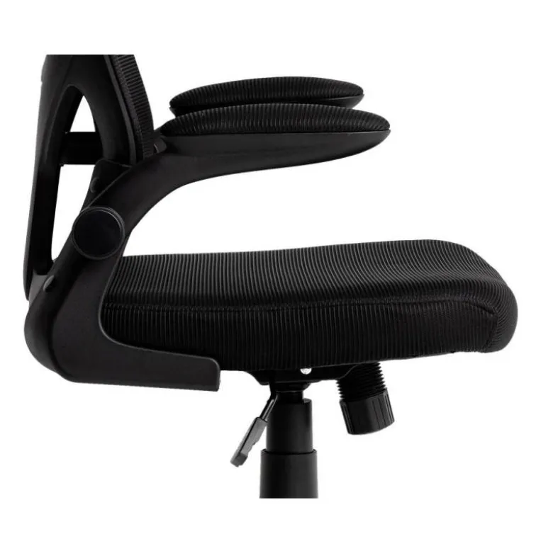 SILLA Q-CONNECT ERGONOMICA PAL ERMO MALLA BASE NYLON ALT MAX 1300 ANC 610 PROF 600 RUEDAS PREMIUM COLOR NEGRO