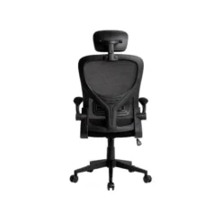 SILLA Q-CONNECT ERGONOMICA PAL ERMO MALLA BASE NYLON ALT MAX 1300 ANC 610 PROF 600 RUEDAS PREMIUM COLOR NEGRO