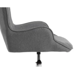 SILLA Q-CONNECT ESCRITORIO MES SINA BASE METALICA ALT MAX 960 ANC 570 PROF 620 RUEDAS PREMIUM COLOR GRIS