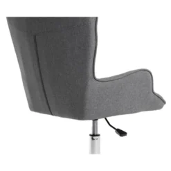 SILLA Q-CONNECT ESCRITORIO MES SINA BASE METALICA ALT MAX 960 ANC 570 PROF 620 RUEDAS PREMIUM COLOR GRIS