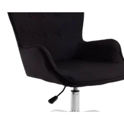 SILLA Q-CONNECT ESCRITORIO MES SINA BASE METALICA ALT MAX 960 ANC 570 PROF 620 RUEDAS PREMIUM COLOR NEGRO