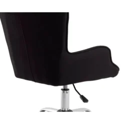 SILLA Q-CONNECT ESCRITORIO MES SINA BASE METALICA ALT MAX 960 ANC 570 PROF 620 RUEDAS PREMIUM COLOR NEGRO