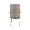 SILLA Q-CONNECT ESCRITORIO MOD ENA SIMIL PIEL BASE METALICA ALT MAX 1050 ANC 630 PROF 650 COLOR GRIS