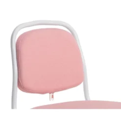 SILLA Q-CONNECT INFANTIL BARI ESCRITORIO COLOR ROSA ALT MAX 795 ANC 390 PROF 350 MM