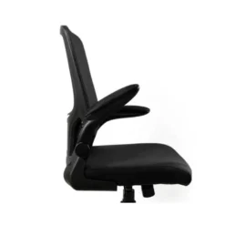 SILLA Q-CONNECT OFICINA ALBA MALLA BASE METALICA ALT MAX 1110 ANC 610 PROF 580 RUEDAS PREMIUM COLOR NEGRO