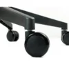 SILLA Q-CONNECT OFICINA ALBA MALLA BASE METALICA ALT MAX 1110 ANC 610 PROF 580 RUEDAS PREMIUM COLOR NEGRO AZUL