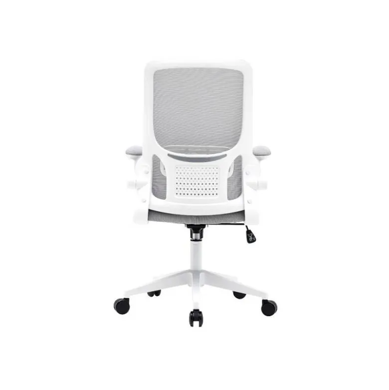 SILLA Q-CONNECT OFICINA ALBA MALLA BASE METALICA ALT MAX 1110 ANC 610 PROF 580 RUEDAS PREMIUM COLOR GRIS