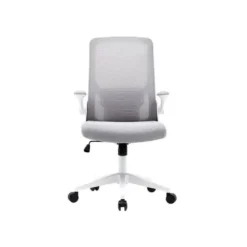 SILLA Q-CONNECT OFICINA ALBA MALLA BASE METALICA ALT MAX 1110 ANC 610 PROF 580 RUEDAS PREMIUM COLOR GRIS