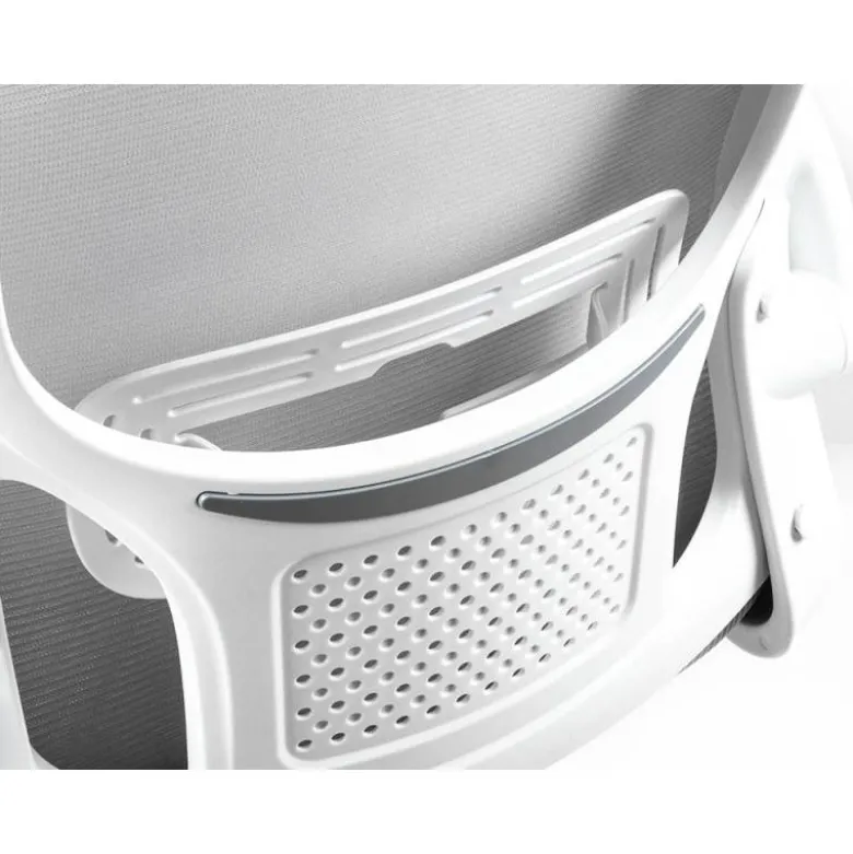 SILLA Q-CONNECT OFICINA ALBA MALLA BASE METALICA ALT MAX 1110 ANC 610 PROF 580 RUEDAS PREMIUM COLOR GRIS