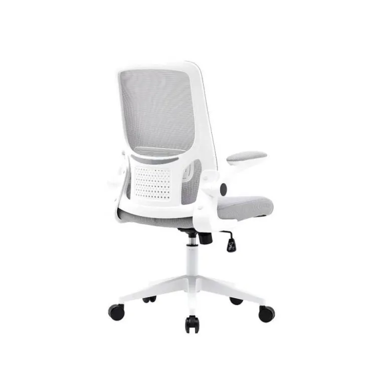 SILLA Q-CONNECT OFICINA ALBA MALLA BASE METALICA ALT MAX 1110 ANC 610 PROF 580 RUEDAS PREMIUM COLOR GRIS