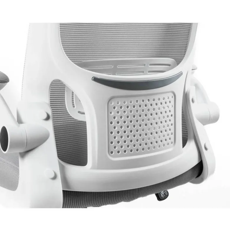 SILLA Q-CONNECT OFICINA ALBA MALLA BASE METALICA ALT MAX 1110 ANC 610 PROF 580 RUEDAS PREMIUM COLOR GRIS