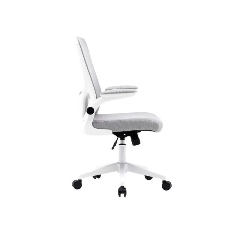 SILLA Q-CONNECT OFICINA ALBA MALLA BASE METALICA ALT MAX 1110 ANC 610 PROF 580 RUEDAS PREMIUM COLOR GRIS