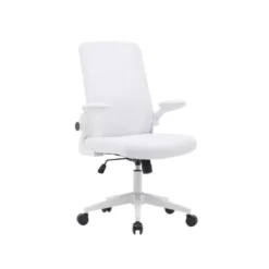 SILLA Q-CONNECT OFICINA ALBA MALLA BASE METALICA ALT MAX 1110 ANC 610 PROF 580 RUEDAS PREMIUM COLOR BLANCO