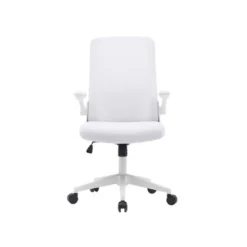 SILLA Q-CONNECT OFICINA ALBA MALLA BASE METALICA ALT MAX 1110 ANC 610 PROF 580 RUEDAS PREMIUM COLOR BLANCO
