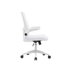 SILLA Q-CONNECT OFICINA ALBA MALLA BASE METALICA ALT MAX 1110 ANC 610 PROF 580 RUEDAS PREMIUM COLOR BLANCO