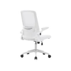 SILLA Q-CONNECT OFICINA ALBA MALLA BASE METALICA ALT MAX 1110 ANC 610 PROF 580 RUEDAS PREMIUM COLOR BLANCO