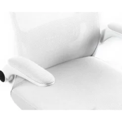 SILLA Q-CONNECT OFICINA ALBA MALLA BASE METALICA ALT MAX 1110 ANC 610 PROF 580 RUEDAS PREMIUM COLOR BLANCO