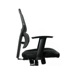 SILLA Q-CONNECT OFICINA ANCONA MALLA BASE METALICA ALT MAX 1110 ANC 660 PROF 590 RUEDAS PREMIUM COLOR NEGRO