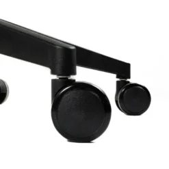 SILLA Q-CONNECT OFICINA ANCONA MALLA BASE METALICA ALT MAX 1110 ANC 660 PROF 590 RUEDAS PREMIUM COLOR NEGRO