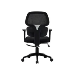 SILLA Q-CONNECT OFICINA ANCONA MALLA BASE METALICA ALT MAX 1110 ANC 660 PROF 590 RUEDAS PREMIUM COLOR NEGRO