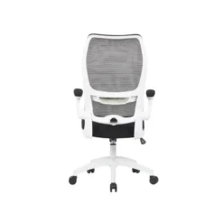 SILLA Q-CONNECT OFICINA CATANIA MALLA ALT MAX 1230 MM ANC 510 MM PROF 490 MM RUEDAS PREMIUM COLOR NEGRO BLANCO