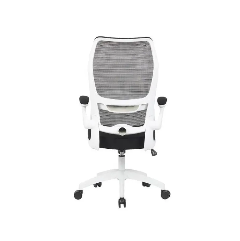 SILLA Q-CONNECT OFICINA CATANIA MALLA ALT MAX 1230 MM ANC 510 MM PROF 490 MM RUEDAS PREMIUM COLOR NEGRO BLANCO