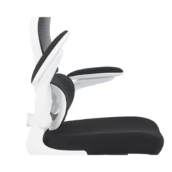 SILLA Q-CONNECT OFICINA CATANIA MALLA ALT MAX 1230 MM ANC 510 MM PROF 490 MM RUEDAS PREMIUM COLOR NEGRO BLANCO