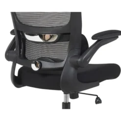 SILLA Q-CONNECT OFICINA CATANIA MALLA ALT MAX 1230 MM ANC 510 MM PROF 490 MM RUEDAS PREMIUM COLOR NEGRO