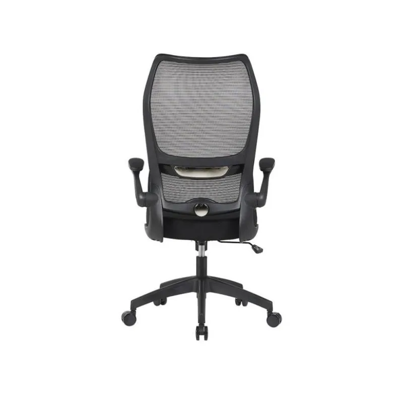 SILLA Q-CONNECT OFICINA CATANIA MALLA ALT MAX 1230 MM ANC 510 MM PROF 490 MM RUEDAS PREMIUM COLOR NEGRO
