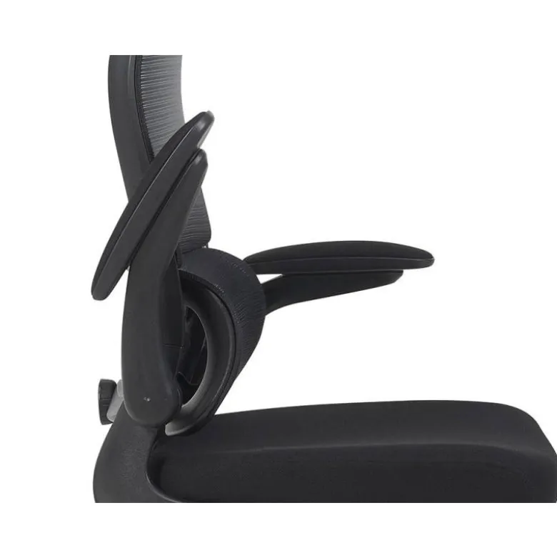 SILLA Q-CONNECT OFICINA CATANIA MALLA ALT MAX 1230 MM ANC 510 MM PROF 490 MM RUEDAS PREMIUM COLOR NEGRO
