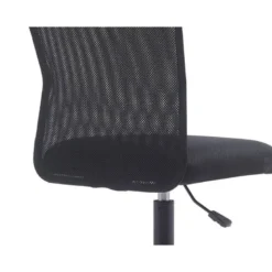 SILLA Q-CONNECT OFICINA PARMA MALLA SIN REPOSABRAZOS ALT MAX 990 ANC 480 PROF 590 COLOR NEGRO