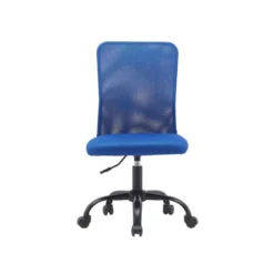 SILLA Q-CONNECT OFICINA PARMA MALLA SIN REPOSABRAZOS ALT MAX 990 ANC 480 PROF 590 COLOR AZUL