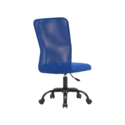 SILLA Q-CONNECT OFICINA PARMA MALLA SIN REPOSABRAZOS ALT MAX 990 ANC 480 PROF 590 COLOR AZUL