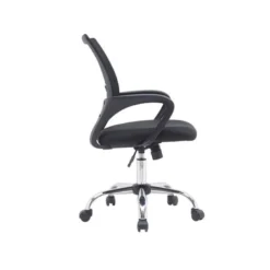 SILLA Q-CONNECT OFICINA SIENA MALLA BASE METALICA ALT MAX 1000 ANC 560 PROF 570 RUEDAS PREMIUM COLOR NEGRO